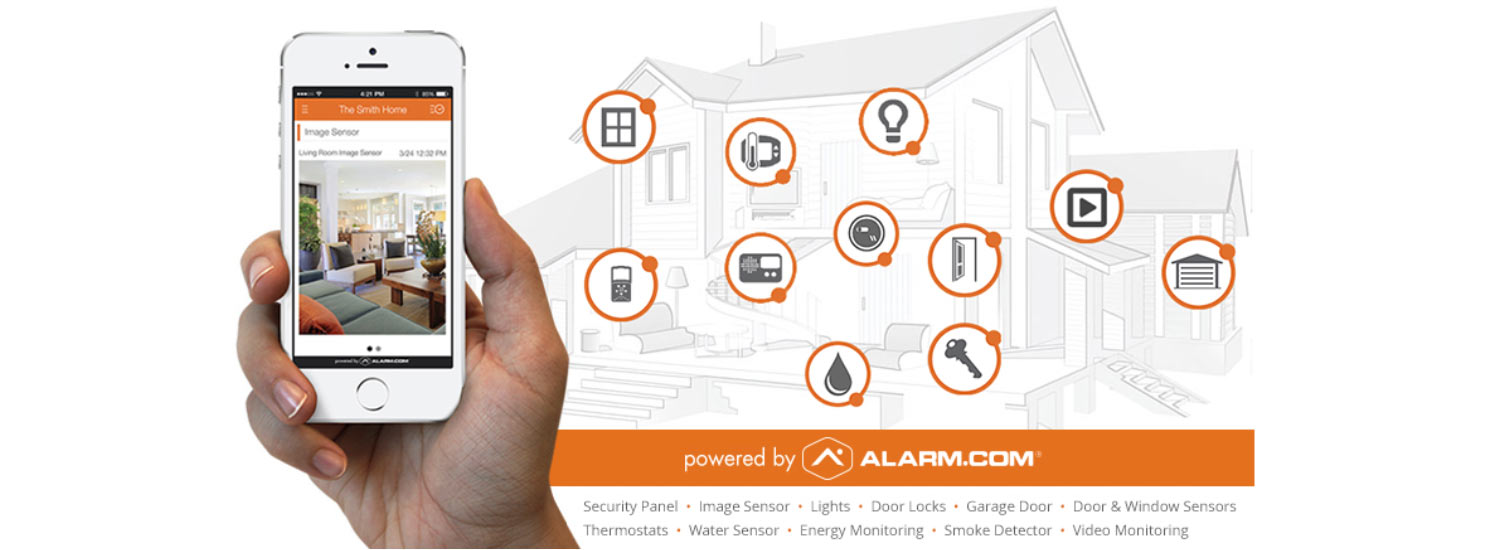 home security sensors throughout house